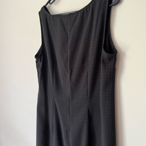 Vintage long black and white patterned dress - Picture 7 of 7